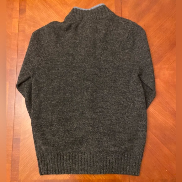 Cabin Core Hechter Men’s LARGE Sweater Wool Full Zip Grey - Picture 2 of 12